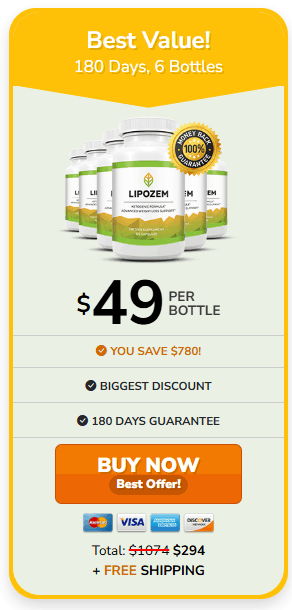 Lipozem 6 bottle